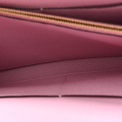 Hermes Epsom Verso Kelly Wallet To Go Chai Mauve Sylvestre 5 of 11