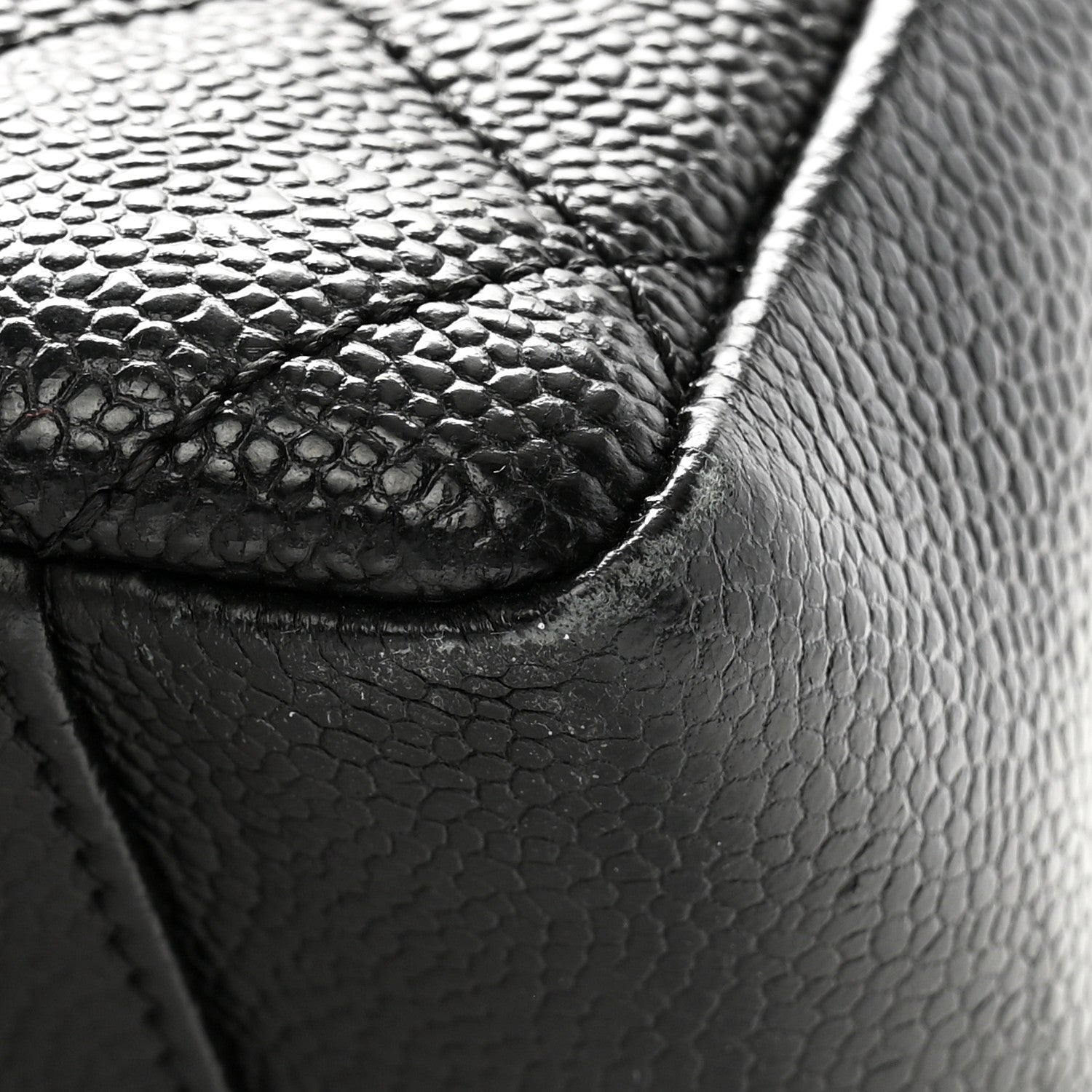 Chanel Caviar Quilted Grand Shopping Tote GST Black 12 of 13
