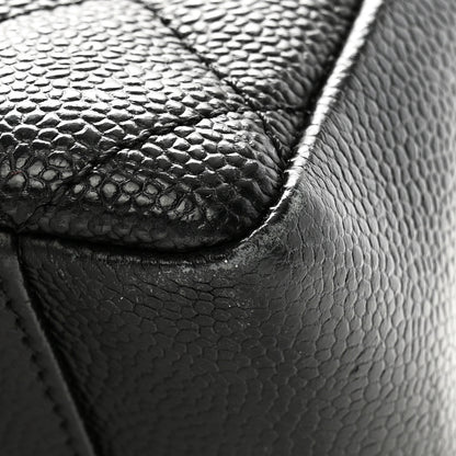 Chanel Caviar Quilted Grand Shopping Tote GST Black 12 of 13