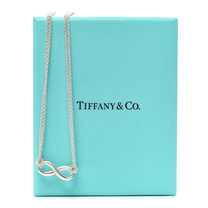 Tiffany Sterling Silver Infinity Pendant Necklace 5 of 5