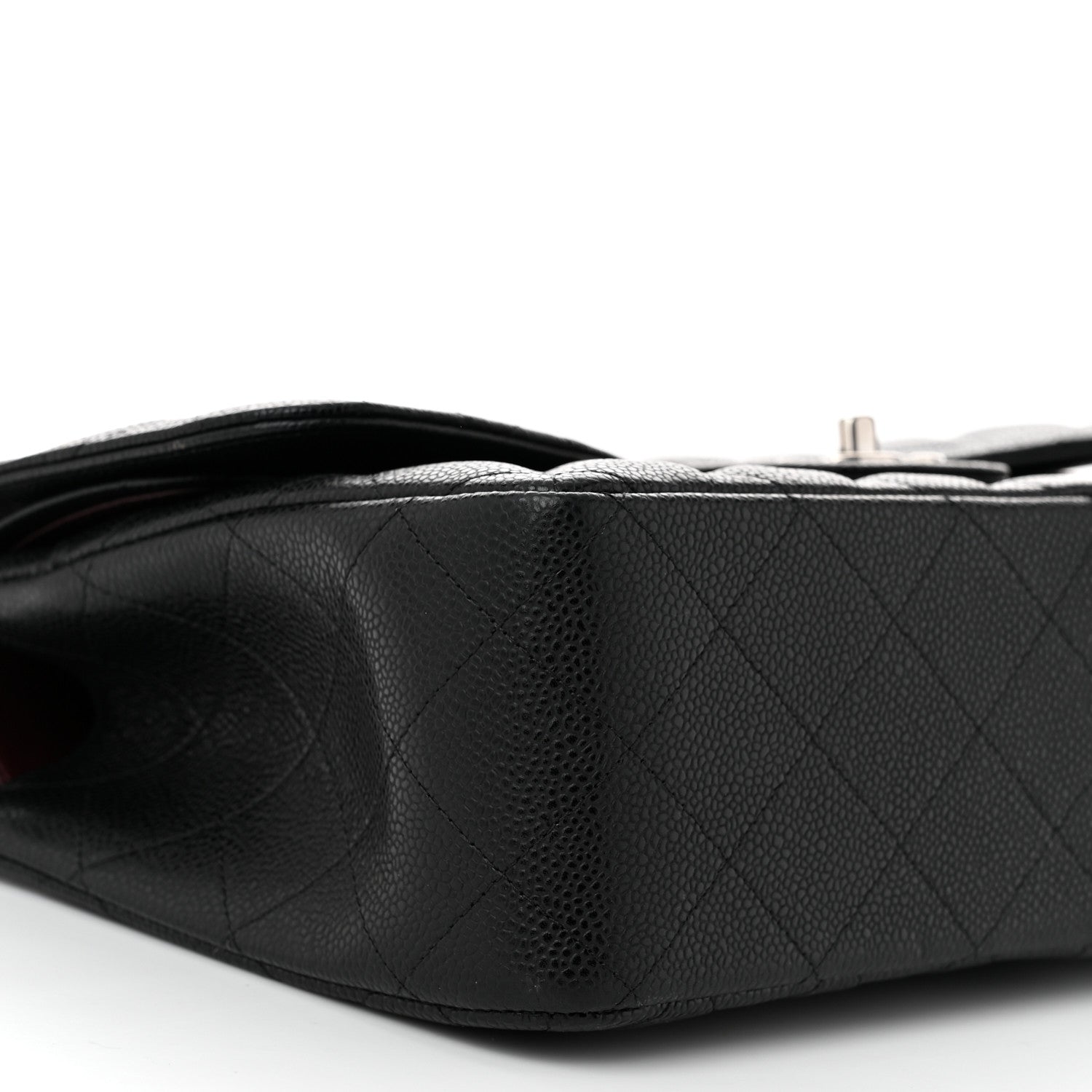 Chanel Caviar Quilted Jumbo Double Flap Black 9 of 11