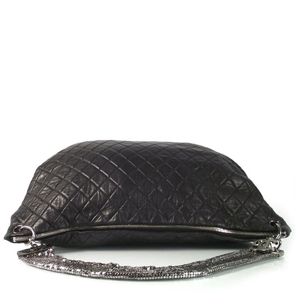 Chanel Lambskin Chain Mail Hobo Black 4 of 9