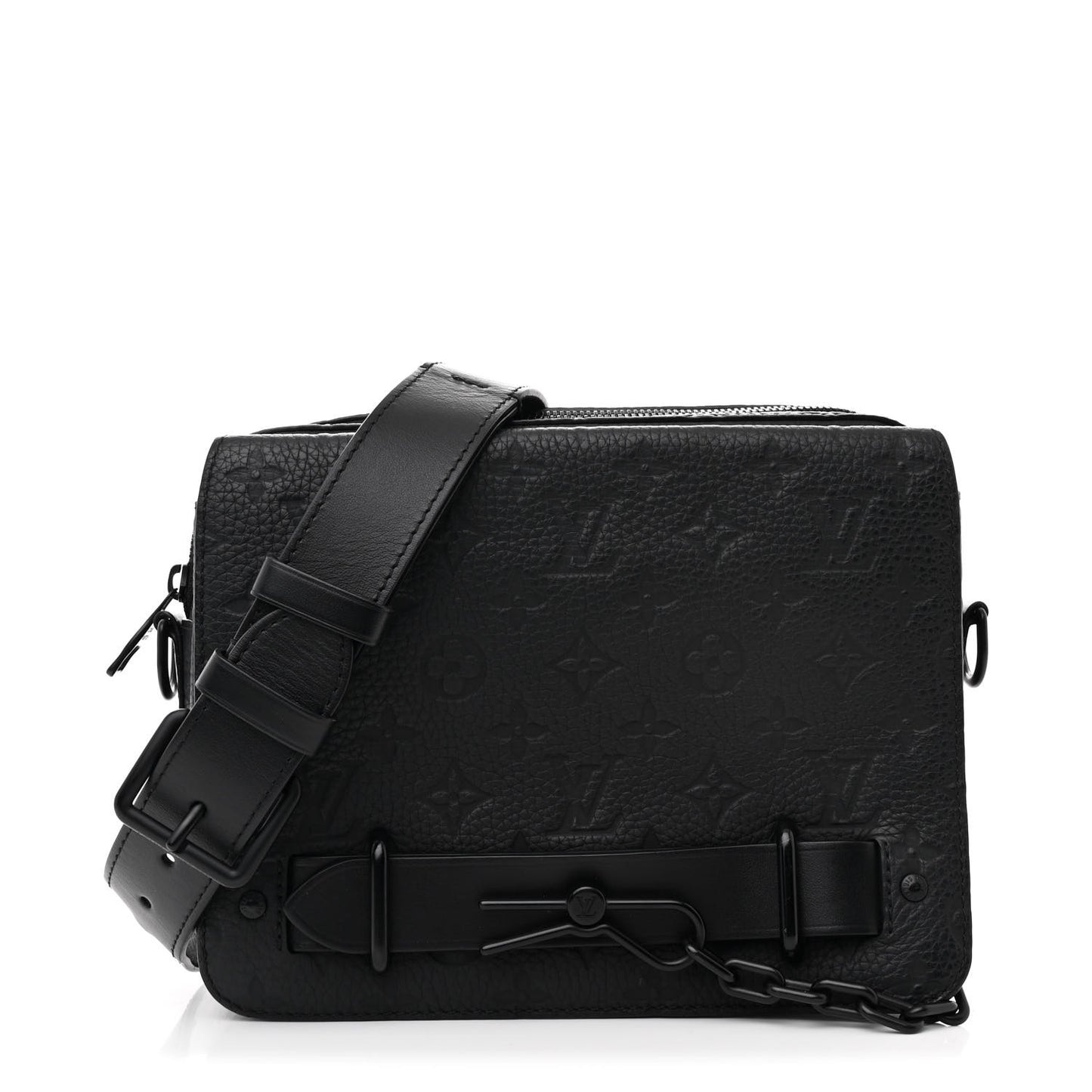 Taurillon Monogram Steamer Messenger Black