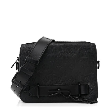 Louis Vuitton Taurillon Monogram Steamer Messenger Black 1 of 9