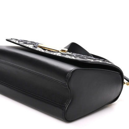 Louis Vuitton Calfskin Since 1854 Embroidered Twist MM Black 10 of 10