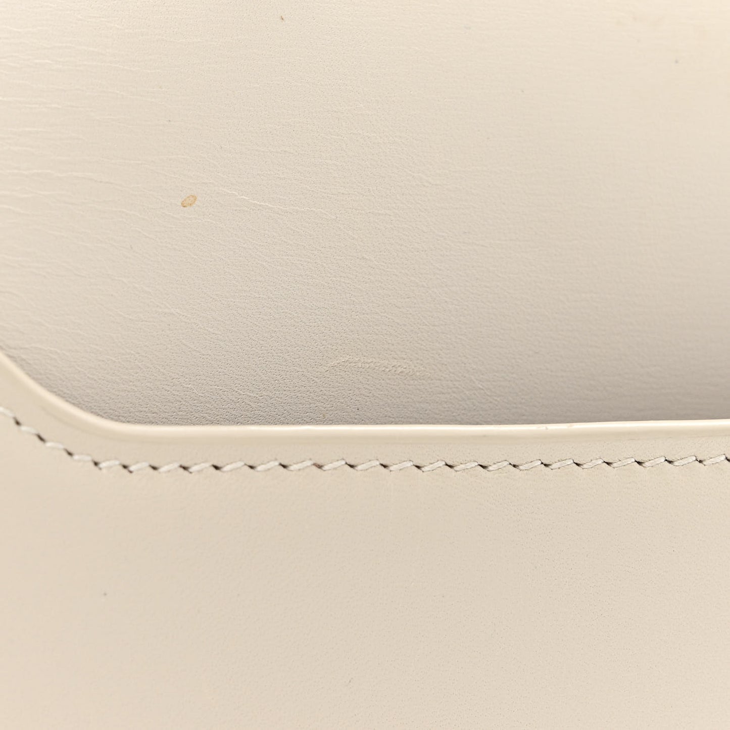 Smooth Calfskin Medium Classic Monogram Cassandra Top Handle Crema Soft Rouge Legion