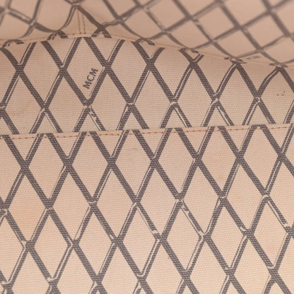 MCM Visetos Toni Shopper Tote Powder Pink 11 of 13