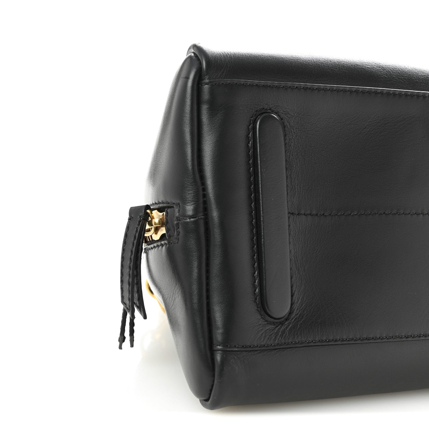 Proenza Schouler Calfskin Pipe Bowler Black 8 of 9