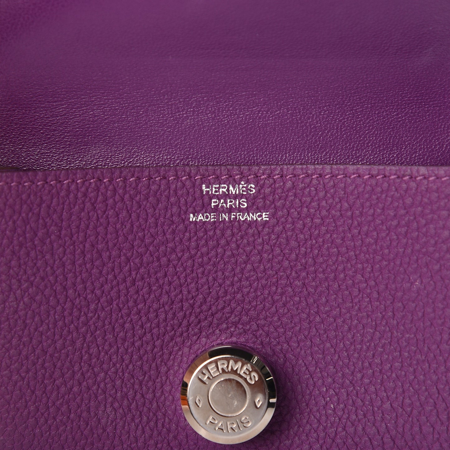 Togo Dogon Card Case Key Holder Anemone