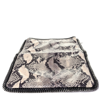 Stella McCartney Eco Python Falabella Fold Over Clutch Grey 11 of 12