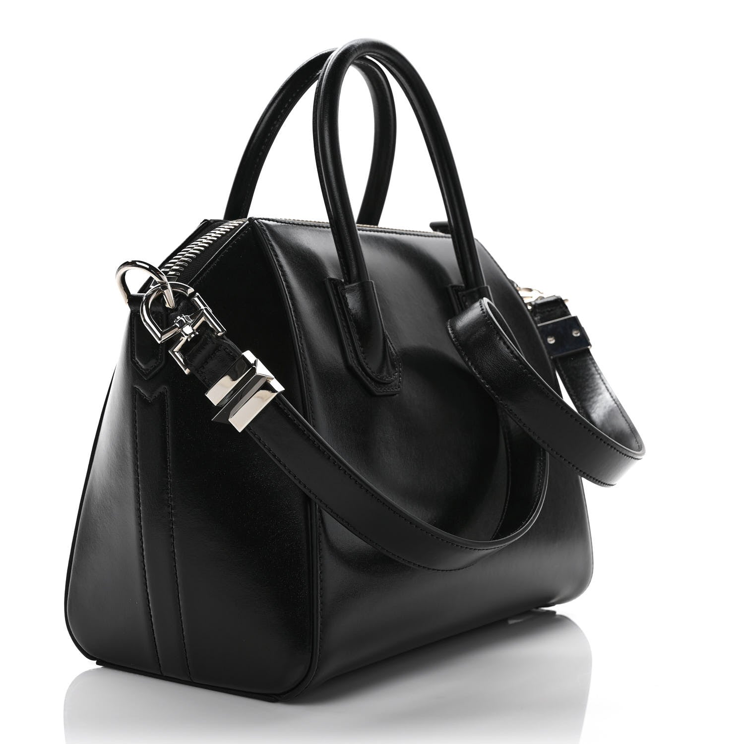 Givenchy Shiny Lord Calfskin Small Antigona Black 3 of 9