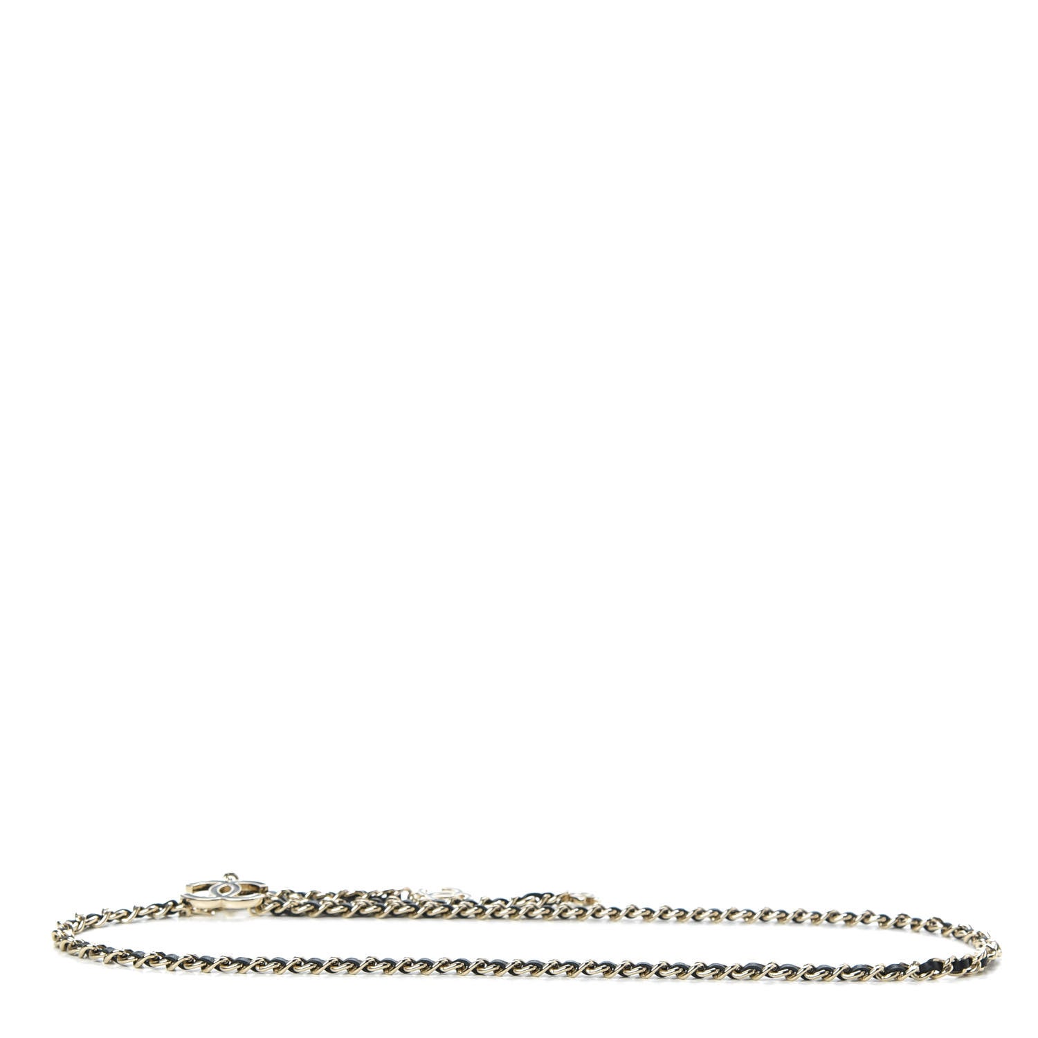 Chanel Lambskin Enamel CC Chain Belt Black Gold 2 of 4