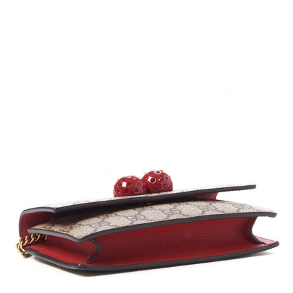 Gucci GG Supreme Monogram Mini Cherry Chain Bag 3 of 7