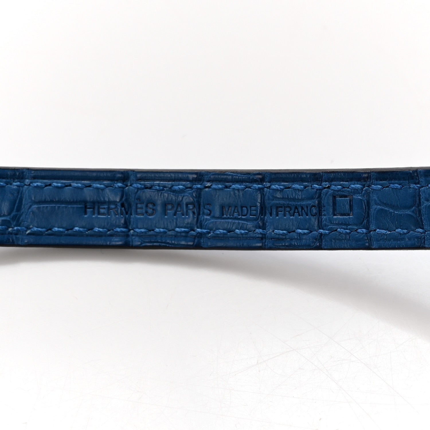Hermes Matte Alligator Constance Long Wallet To Go Bleu Zellige 7 of 13