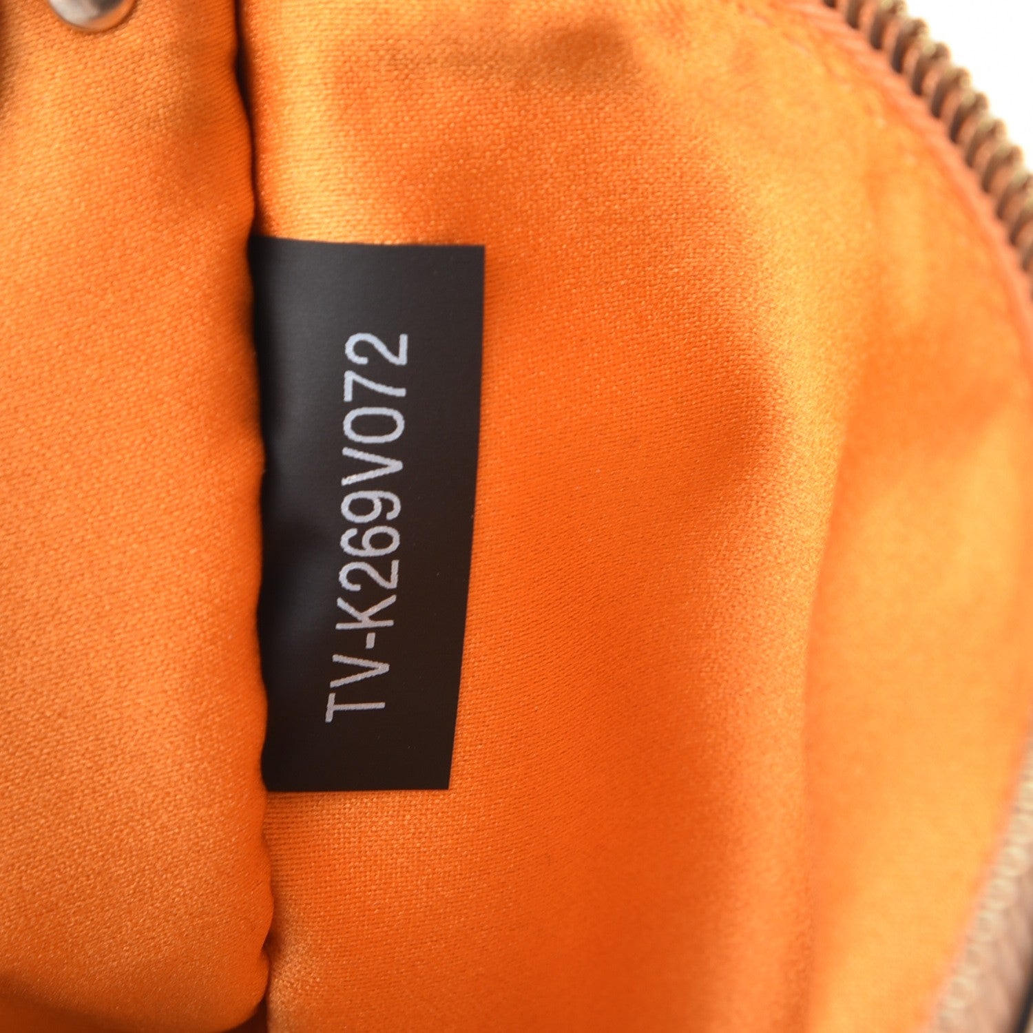 Valentino Garavani Nappa Native Couture 1975 Rockstud Zip Pouch Mandarin Sorbet 7 of 7