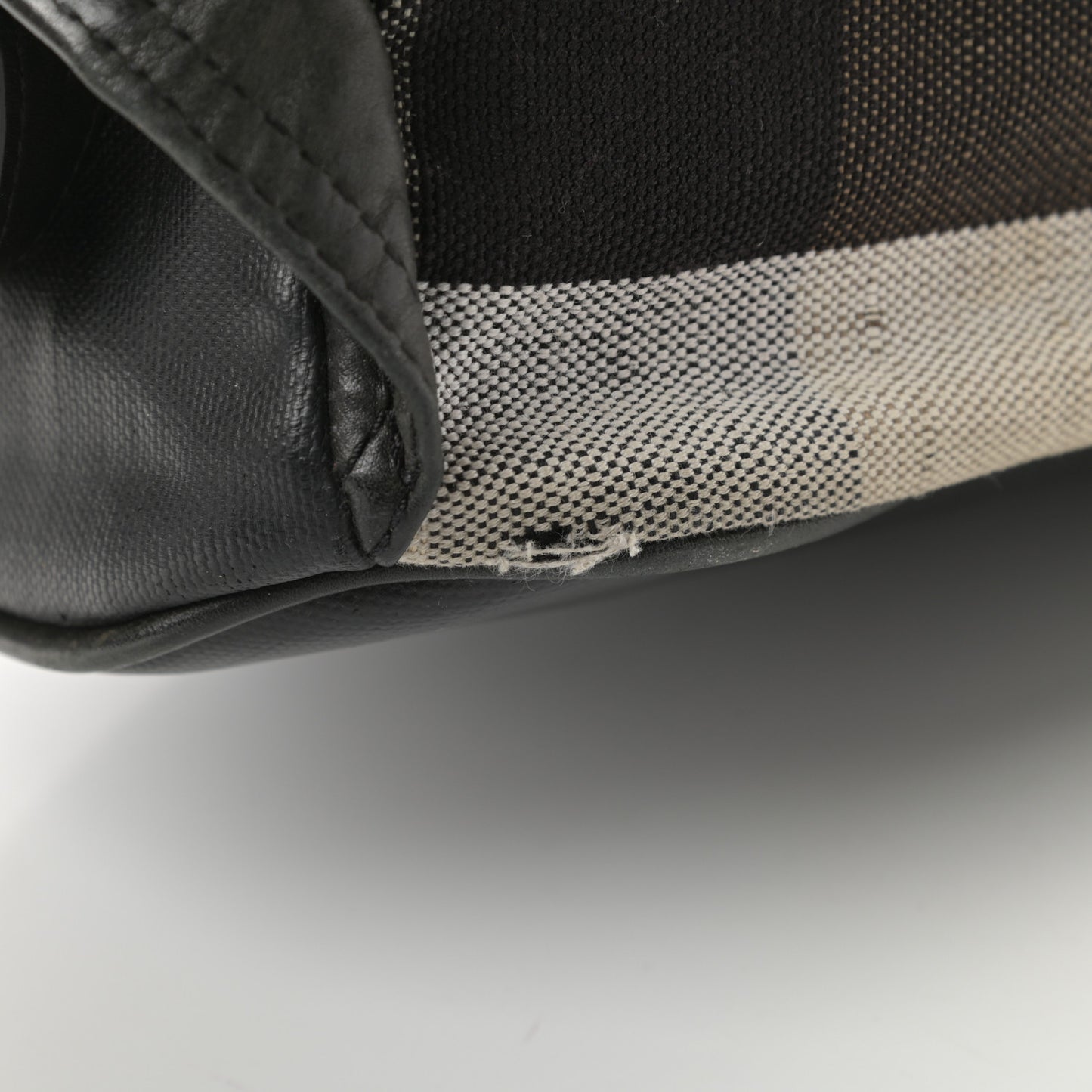 Canvas Mega Check Doran Backpack Black