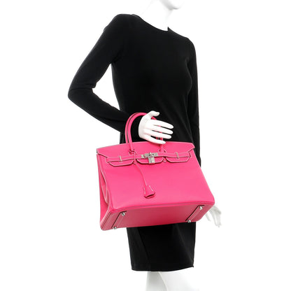 Hermes Epsom Birkin 35 Rose Tyrien 3 of 36