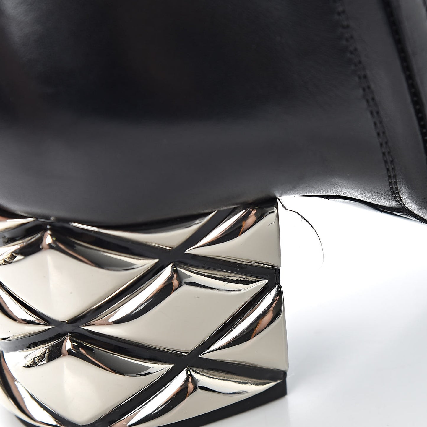 Lambskin Upstage Ankle Boots 36 Black