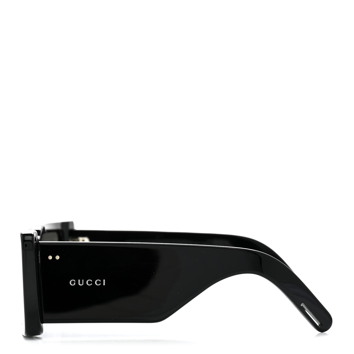 Gucci Acetate Rectangular Flap GG0543S Sunglasses Black 3 of 8
