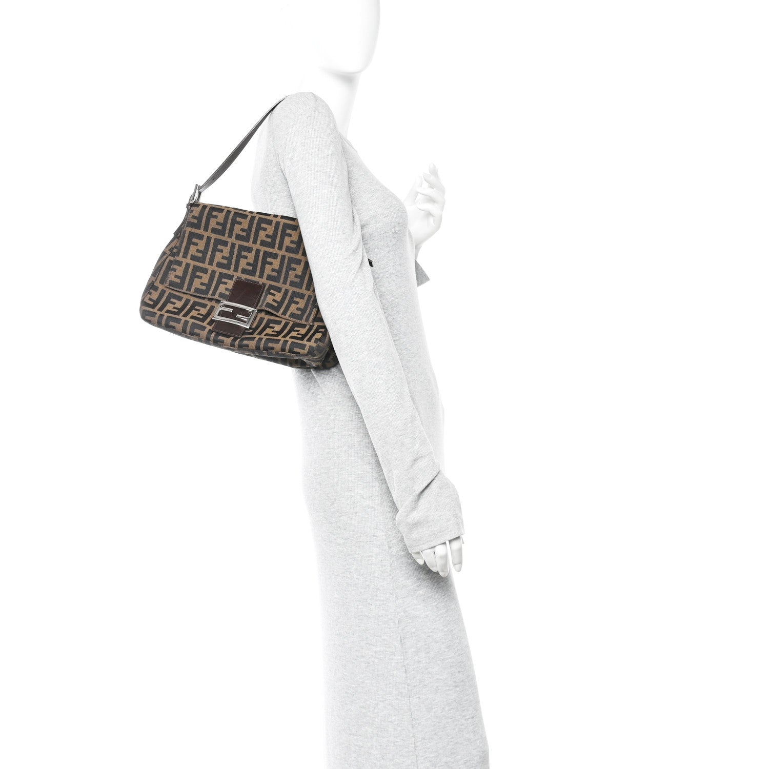 Fendi Zucca Mama Baguette Tobacco 2 of 13
