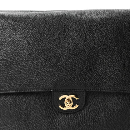 Chanel Grained Calfskin Souplissimo Maxi Flap Black 8 of 11
