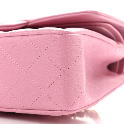 Chanel Caviar Quilted Small Double Flap Pink 10 of 11