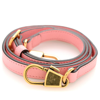 Gucci Calfskin Adjustable Shoulder Strap Wild Rose 4 of 5