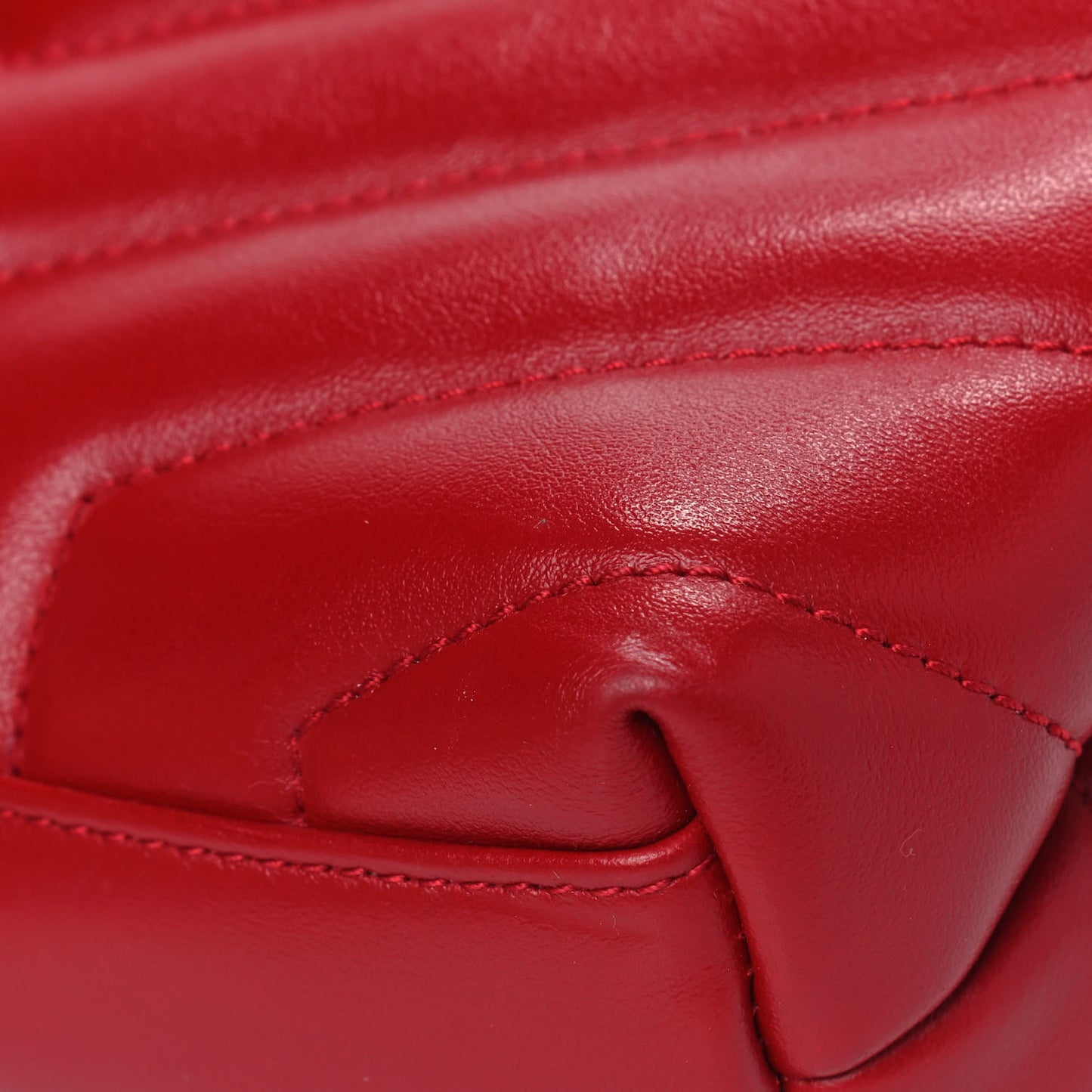 Calfskin Y Quilted Monogram Toy Loulou Crossbody Bag Rouge Eros