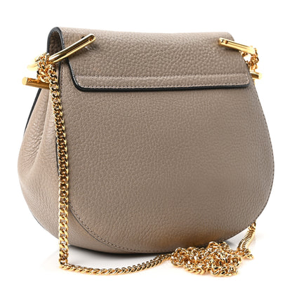 Chloe Grained Lambskin Mini Drew Shoulder Bag Motty Grey 3 of 10