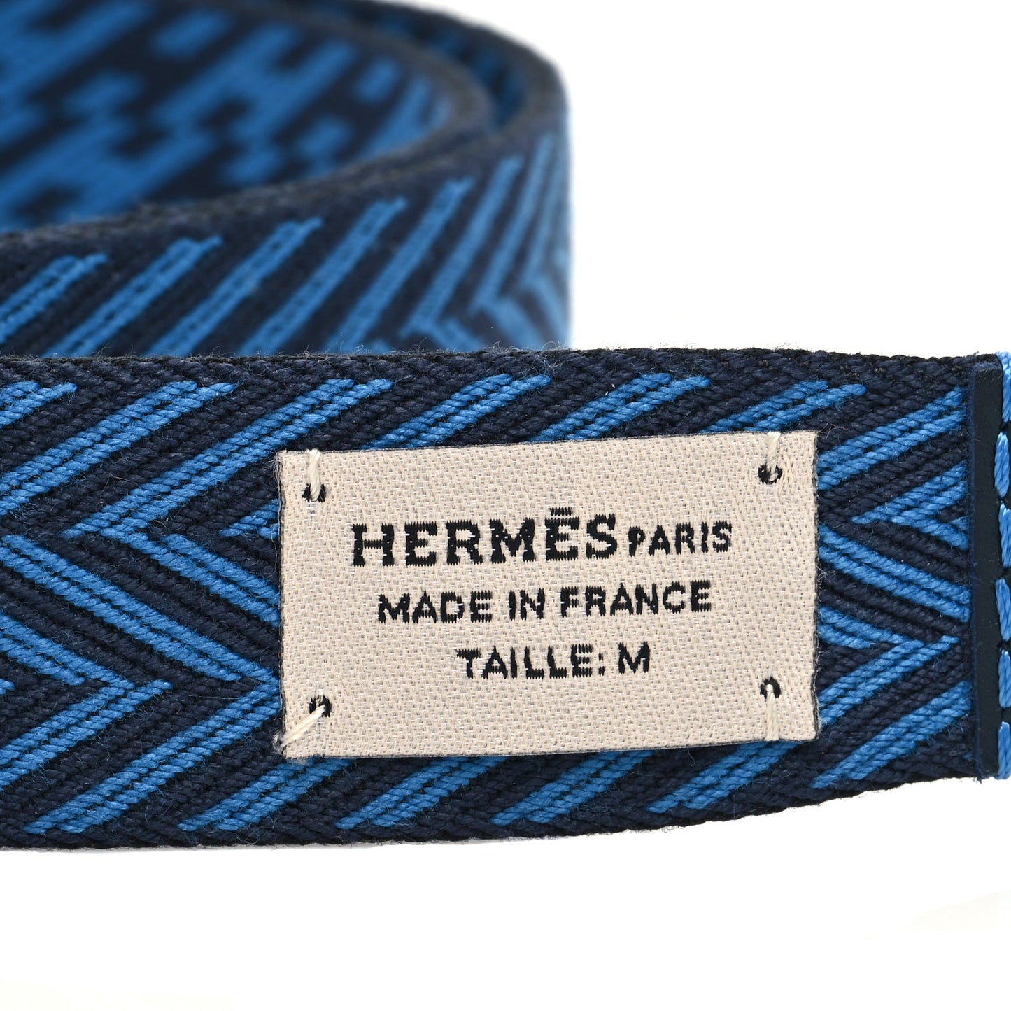 Toile Sombrero 32mm H Strap Mykonos Bleu Nuit
