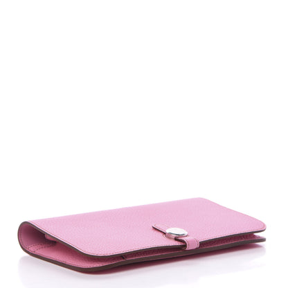 Hermes Togo Dogon Duo Wallet 5P Pink 3 of 8