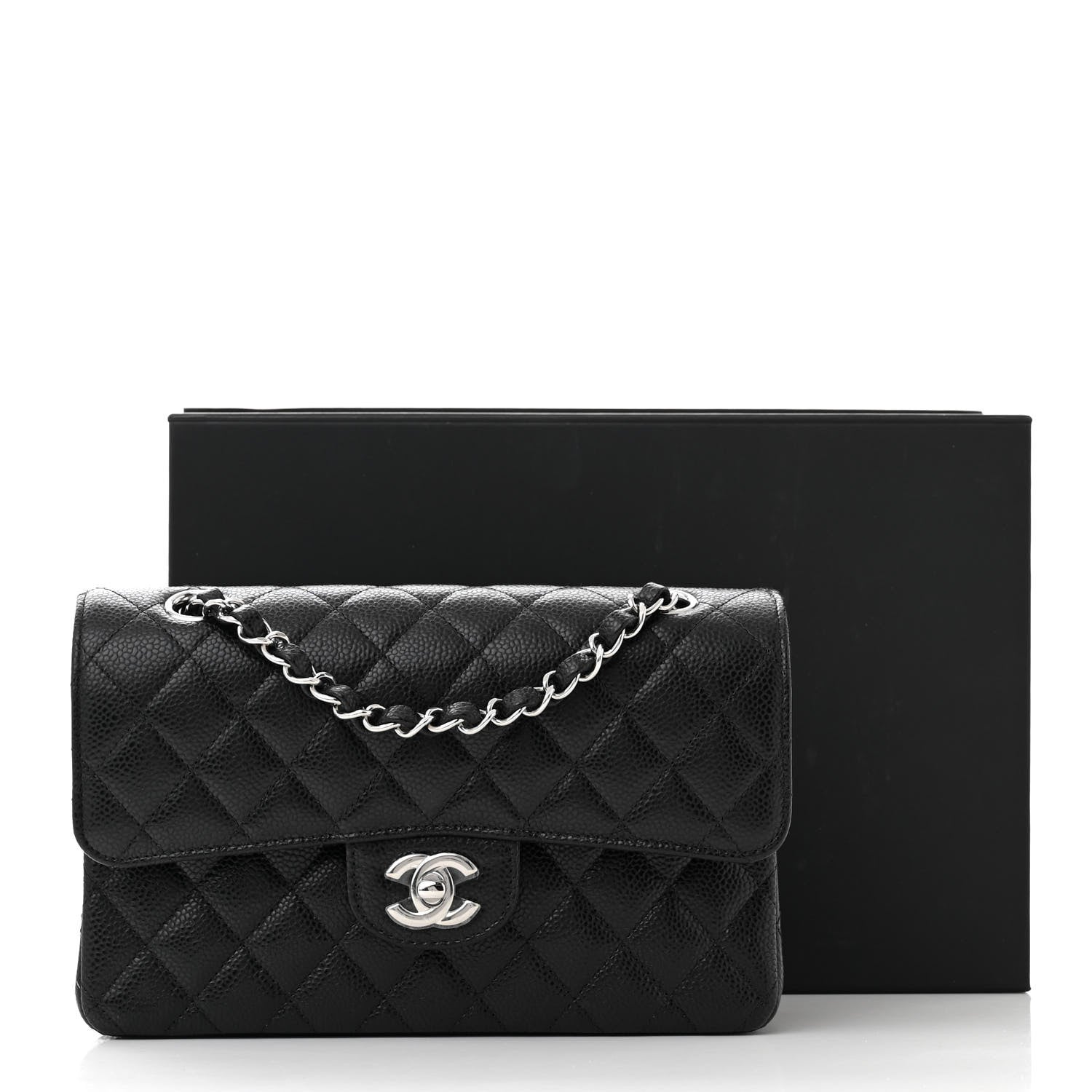 Chanel Caviar Quilted Small Double Flap Black 11 of 11