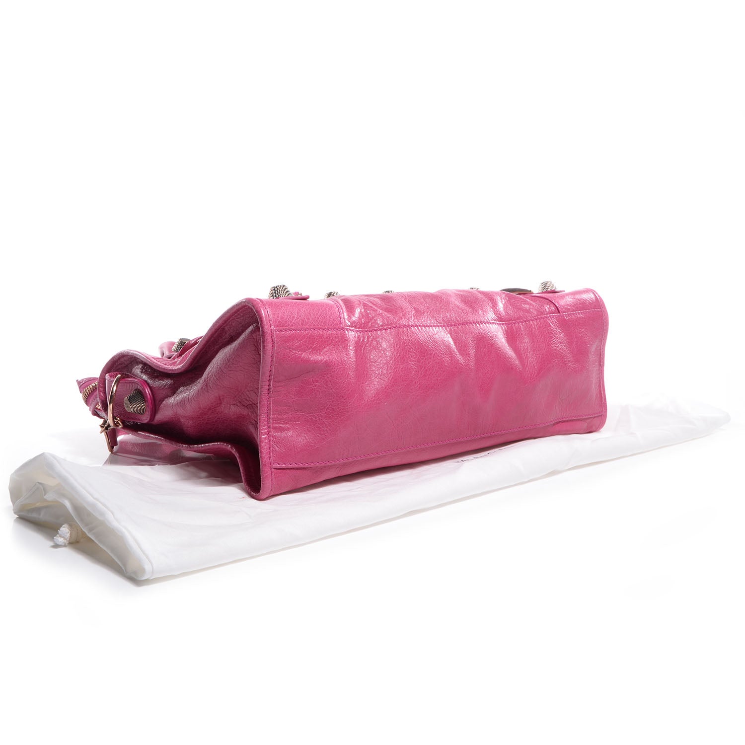 Balenciaga Agneau Giant 21 Rose Gold Hardware City Cyclamen Fucsia 4 of 10