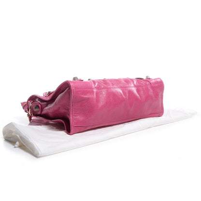 Balenciaga Agneau Giant 21 Rose Gold Hardware City Cyclamen Fucsia 4 of 10