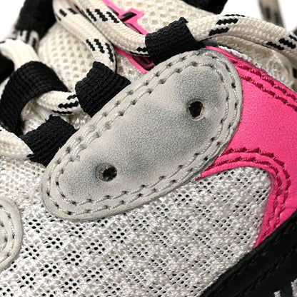 Balenciaga Fabric Mesh Womens Triple S Sneakers 36 Rose Fluo Black White 13 of 13