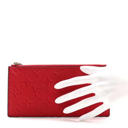 Louis Vuitton Empreinte Felicie Chain Wallet Zippered Insert Cherry 2 of 6