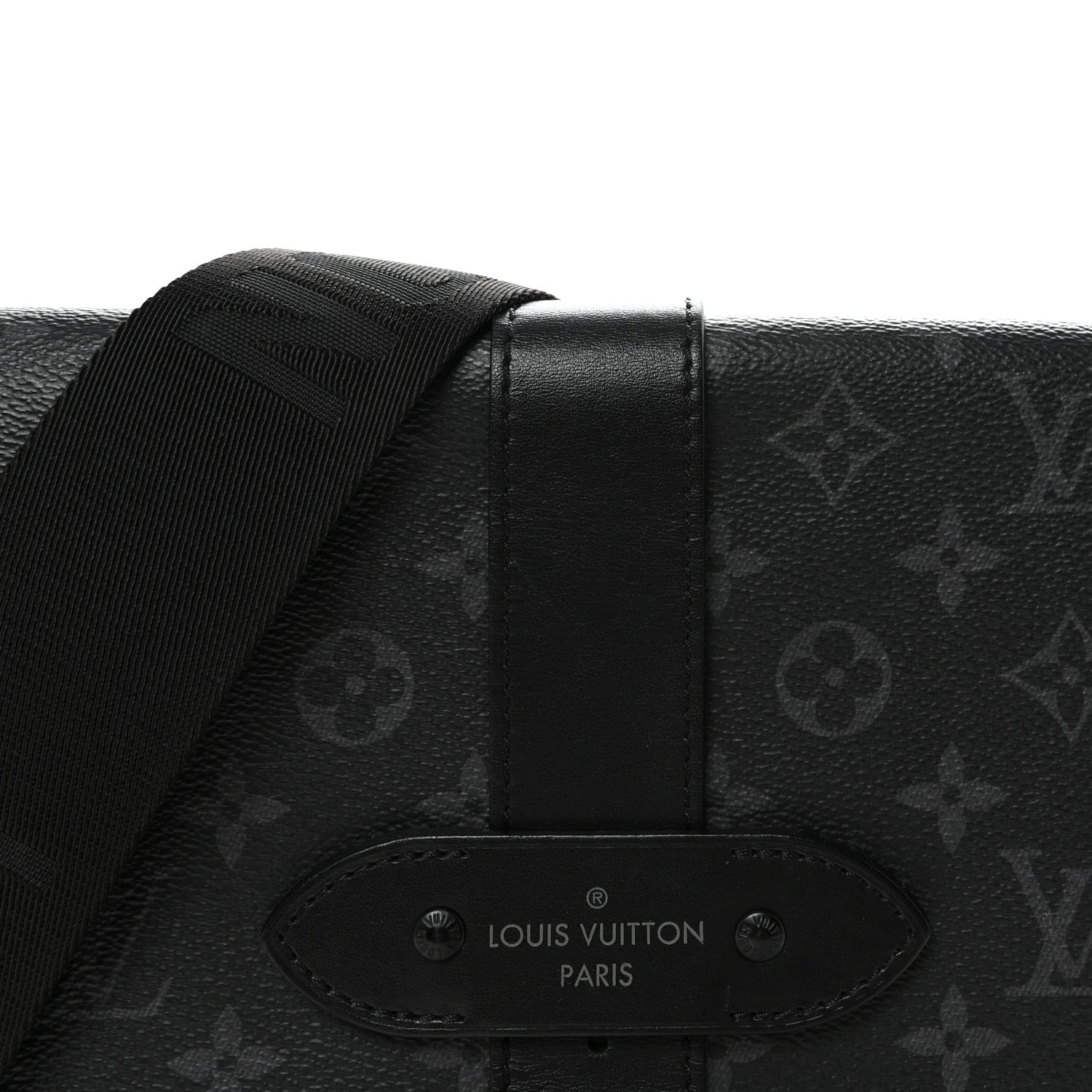 Louis Vuitton Monogram Eclipse Saumur Messenger NV Black 7 of 9