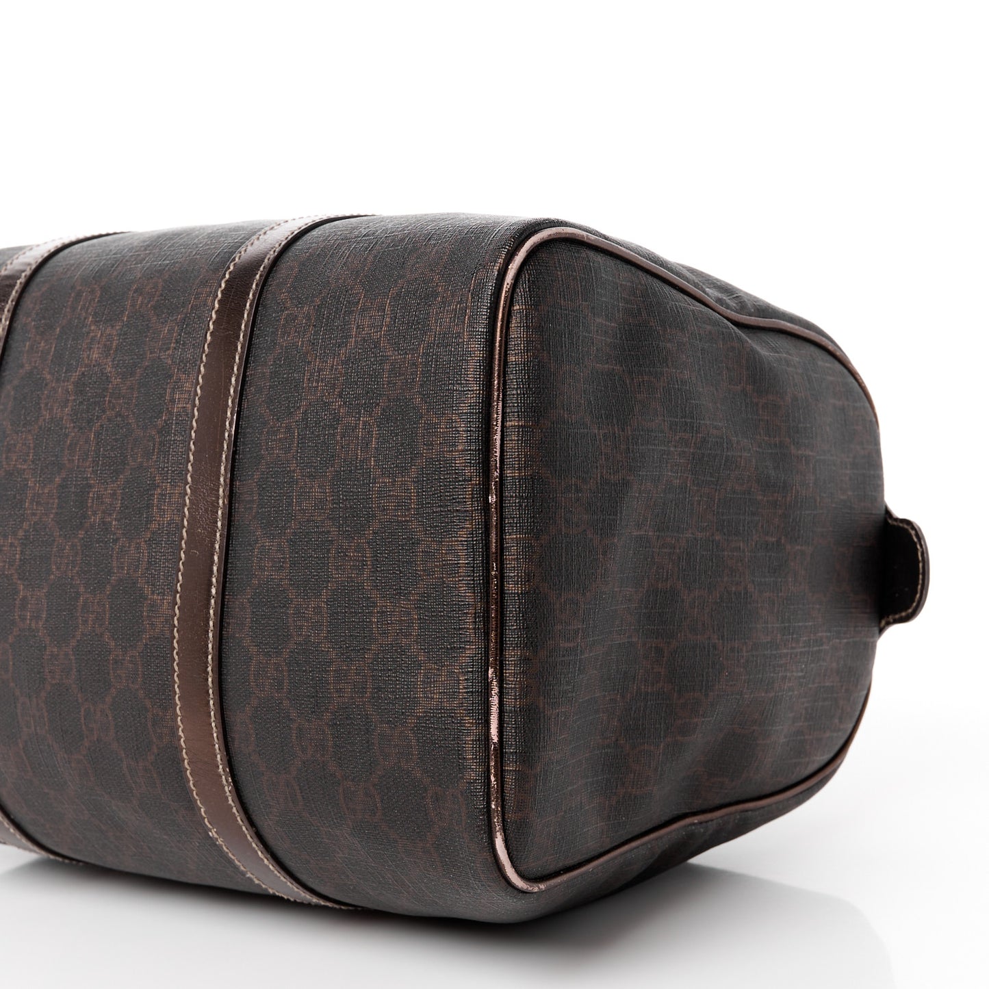GG Supreme Monogram Medium Joy Boston Dark Brown Bronze