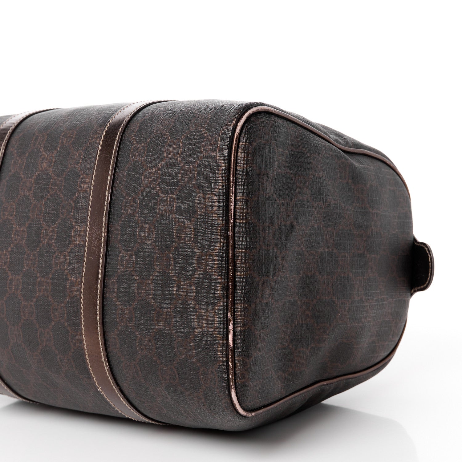 Gucci GG Supreme Monogram Medium Joy Boston Dark Brown Bronze 11 of 16