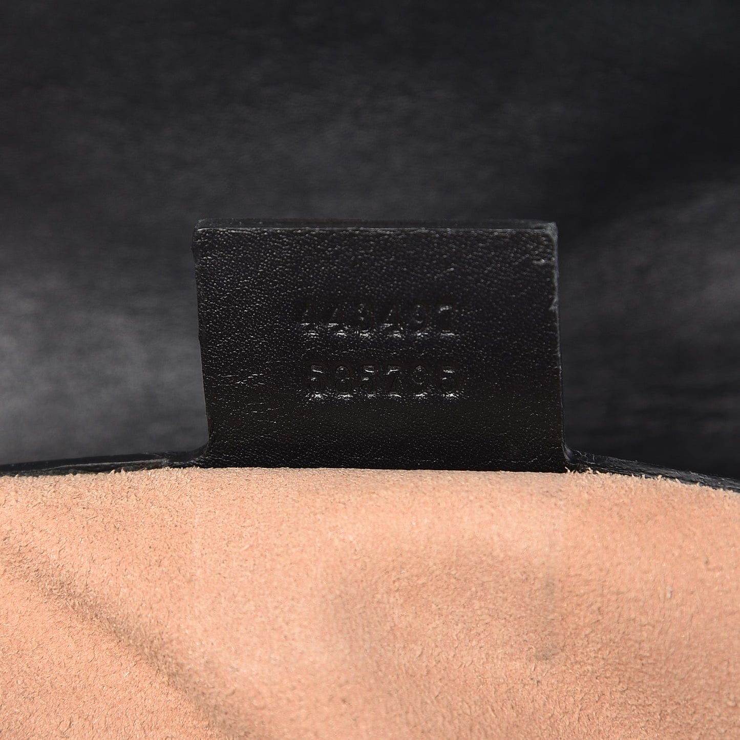 Calfskin Matelasse Small GG Marmont Shoulder Bag Black