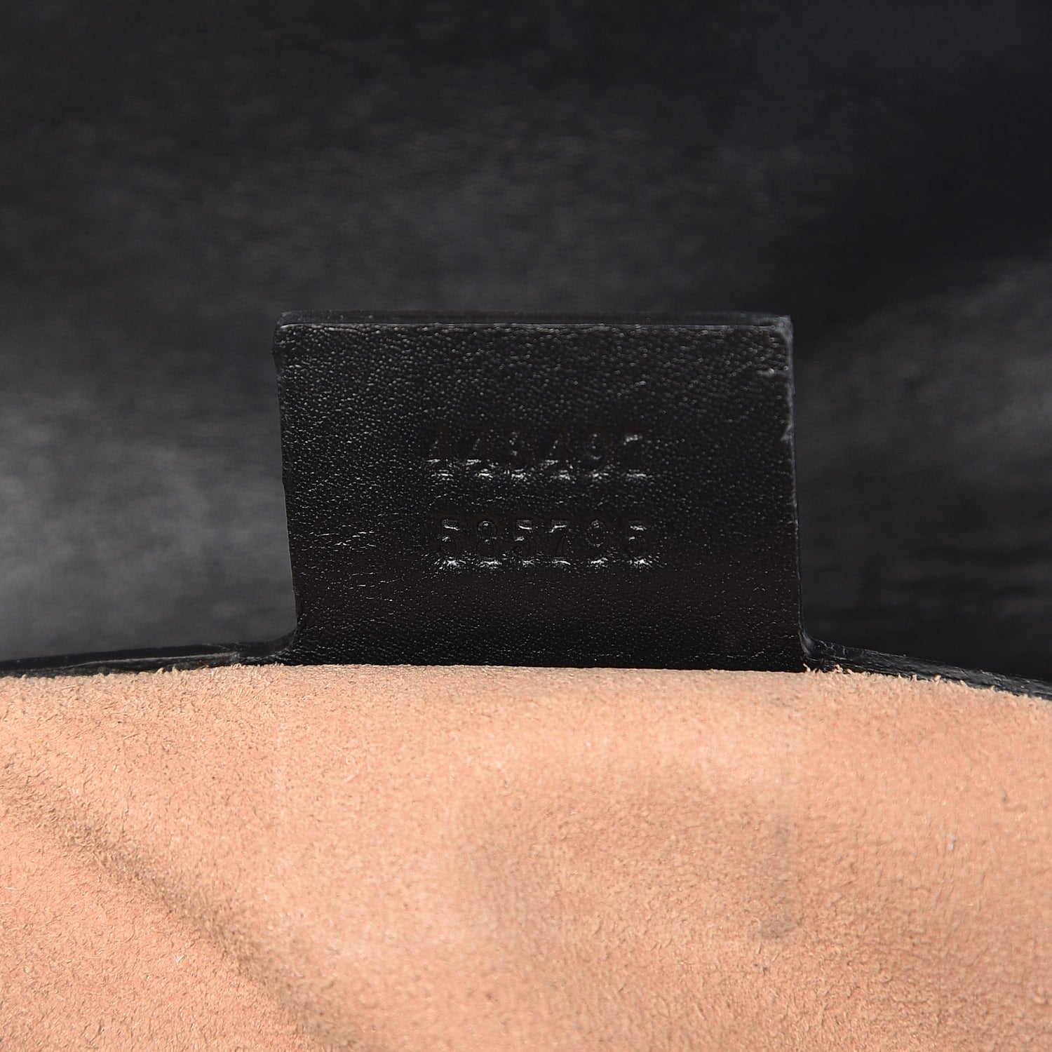 Gucci Calfskin Matelasse Small GG Marmont Shoulder Bag Black 8 of 8