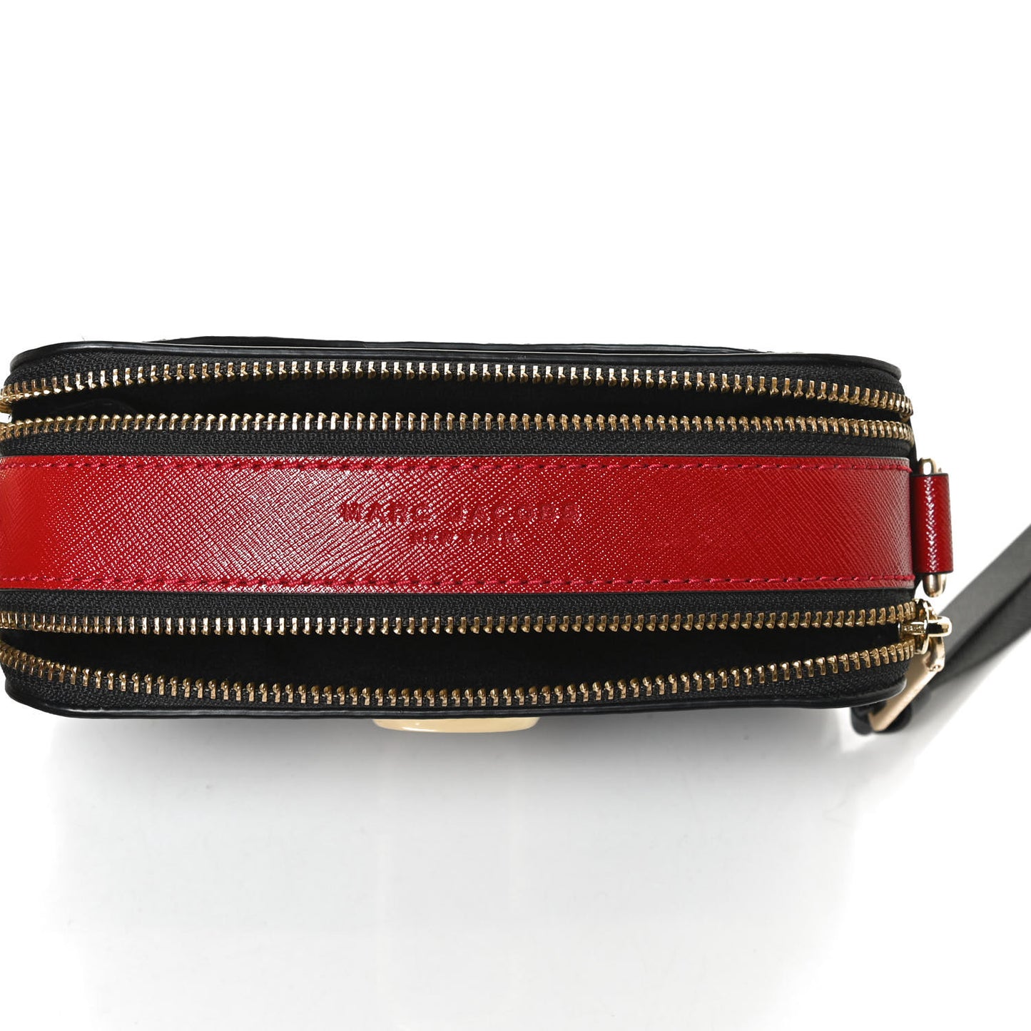 Saffiano Small Snapshot Camera Bag Black Multi
