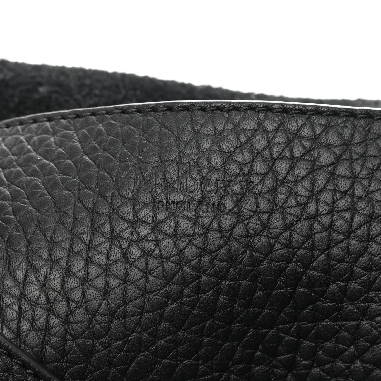 Heavy Grain Oversized Alexa Black