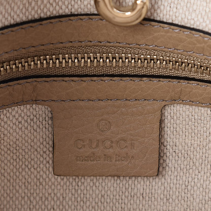 Gucci Pebbled Calfskin Large Soho Chain Shoulder Bag Nude 6 of 8
