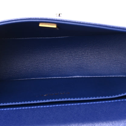 Chanel Caviar Quilted Medium Boy Flap Blue 5 of 11