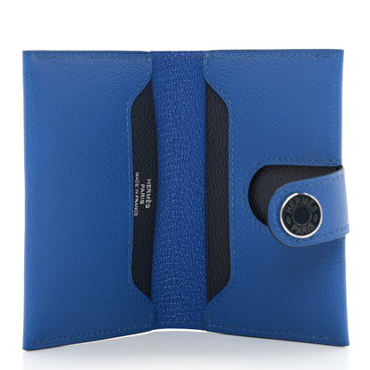 Hermes Evercolor R.M.S Card Holder Bleu France Bleu Nuit 5 of 9