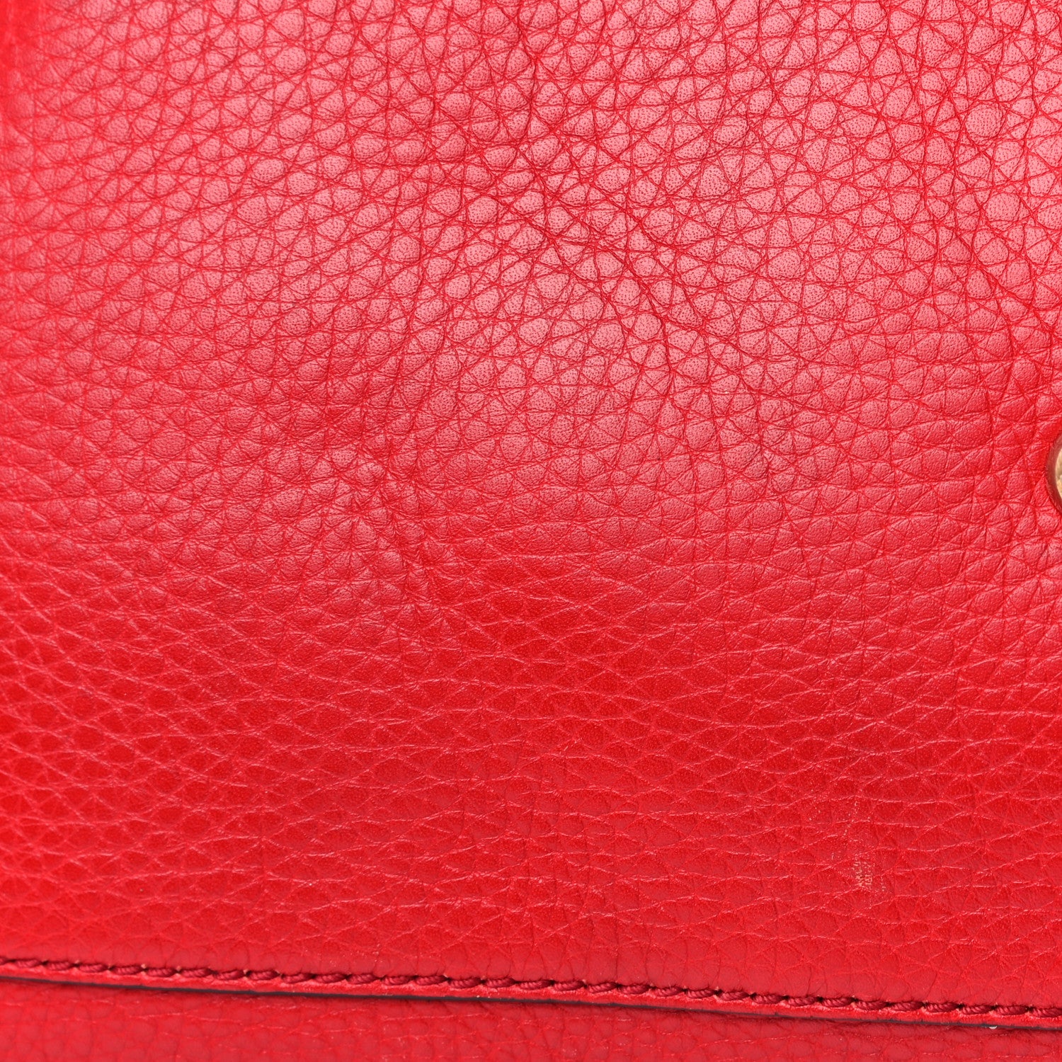Gucci Pebbled Calfskin Medium Soho Boston Red 13 of 18