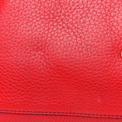 Gucci Pebbled Calfskin Medium Soho Boston Red 13 of 18