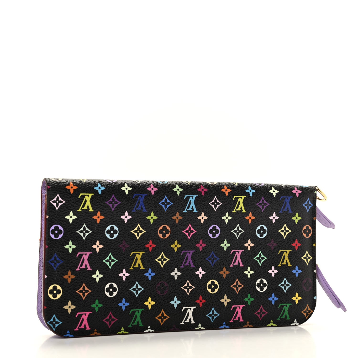 Louis Vuitton Monogram Multicolor Insolite Wallet Black Violet 3 of 8