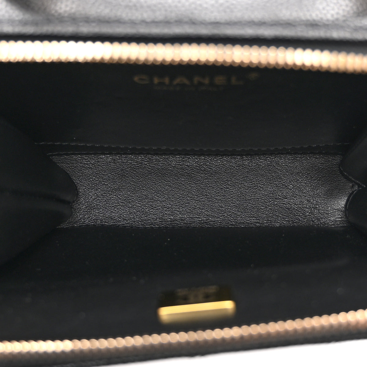 Chanel Caviar Quilted Mini Pick Me Up Vanity Case Black 5 of 11